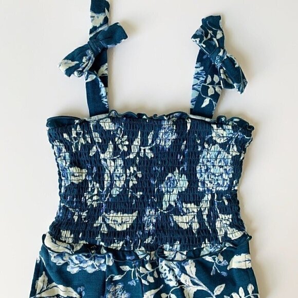 NWT Matilda Jane Girl Camille Blue Floral Print Girl Romper 4T 6 Years 10 Years - Picture 2 of 8